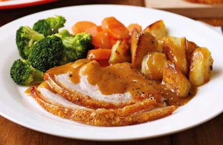 Roast pork nutritional information