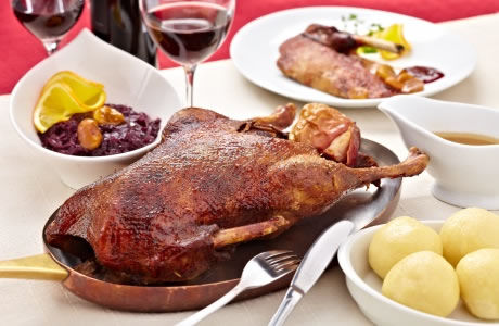 Roast goose recipe