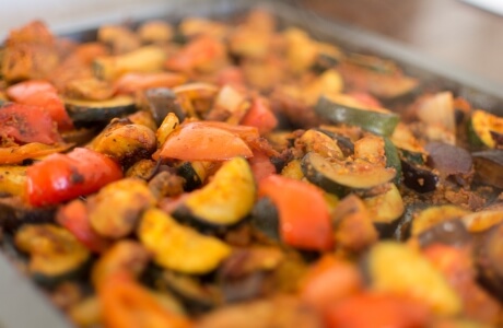 Roasted Mediterranean vegetable gratin recipe