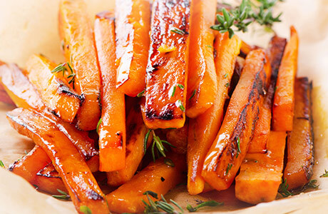 Roasted sweet potato with coconut oil recipe