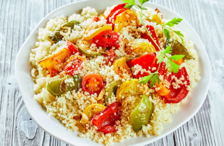 Roasted vegetable couscous recipe