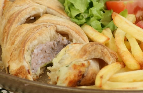 Sausagemeat plait recipe