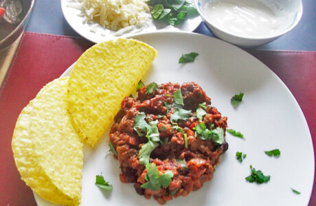 Scrummy vegan chilli recipe