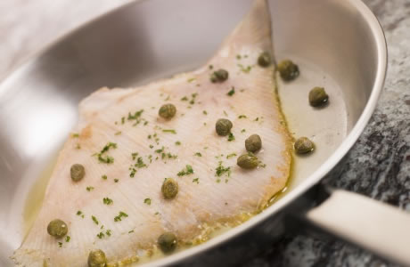 Skate meuniere with caper butter recipe