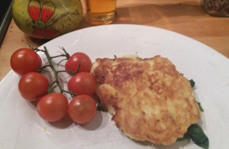 Smoked cod fish cakes recipe