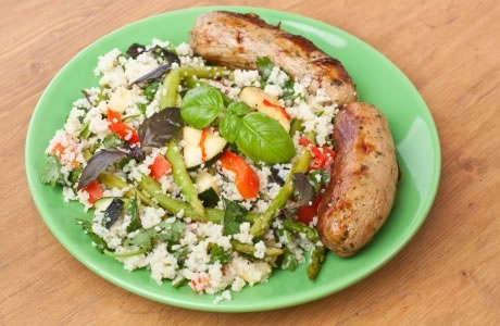 Spicy sausage couscous recipe