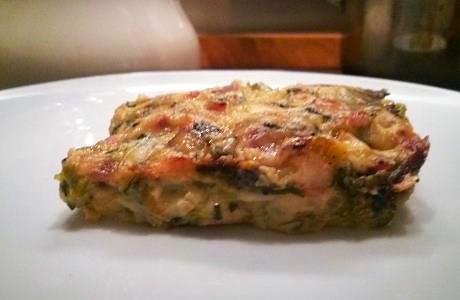 Spinach leek & bacon cauliflower cheese nutritional information