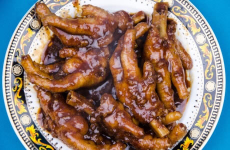 Sweet and sour chicken feet recipe
