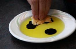 Balsamic vinegar olive oil and bread recipe