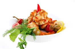 Chilli chicken thigh salad nutritional information