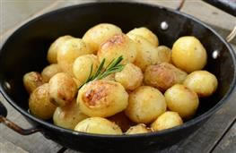 Fried new potatoes recipe
