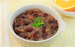 Portuguese pork and bean soup recipe