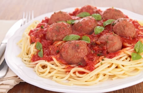 Tuna balls with spaghetti recipe