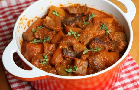 Winter beef casserole recipe