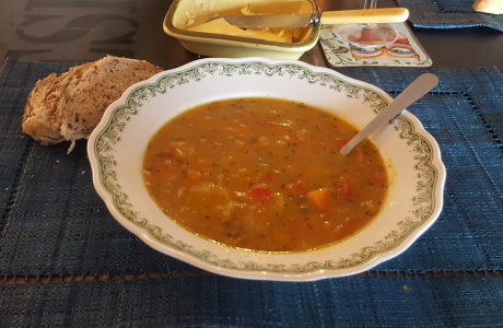 Helen's lentil soup recipe