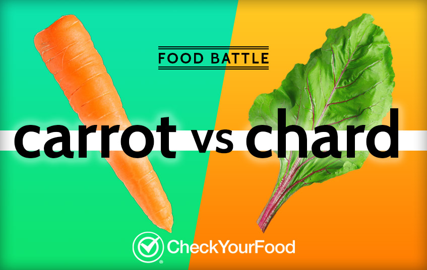CheckYourFood Battles: Carrot vs Chard blog image