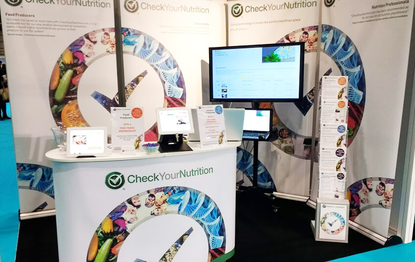 CheckYourNutrition exhibit and host a round table at Food Matters Live 2018