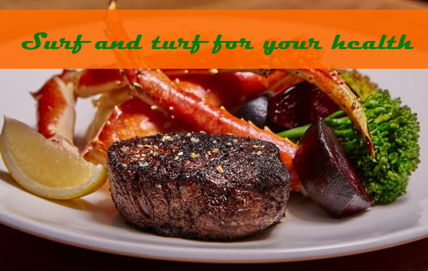 Surf and turf for your health blog image
