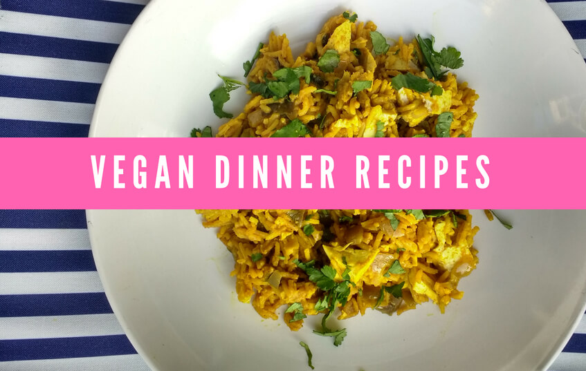 Vegan Dinner Recipes blog image