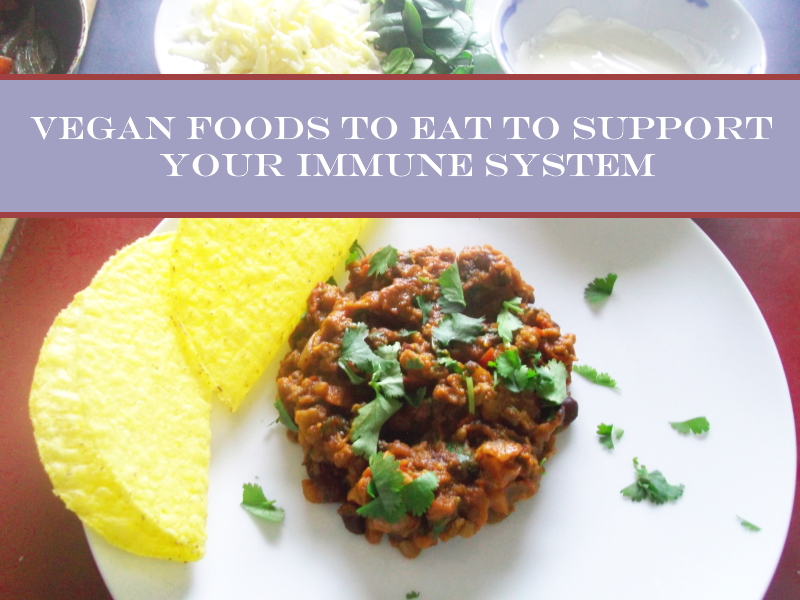 Vegan Foods to Eat to Support Your Immune System blog image