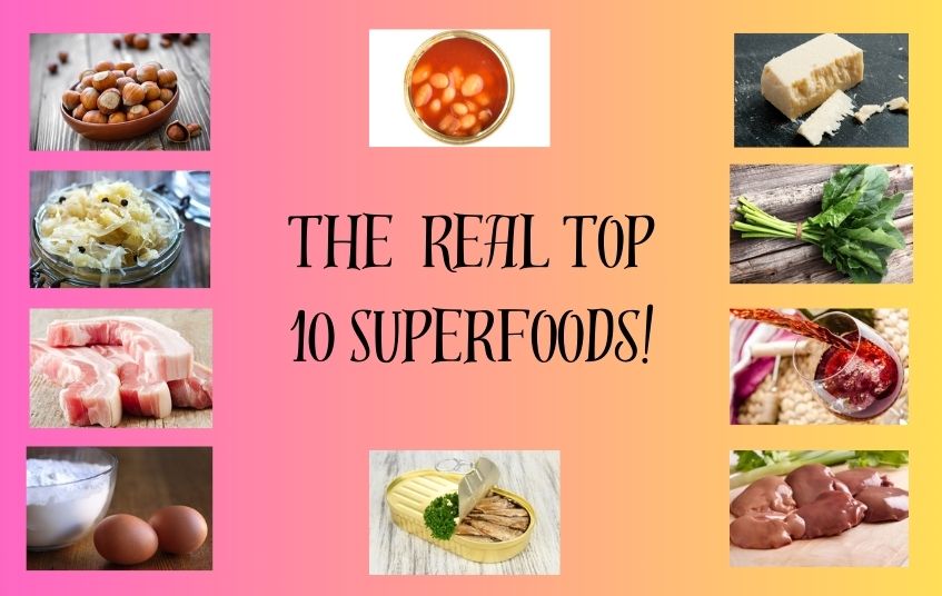 The Real Top 10 Superfoods blog image