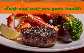 Surf and turf for your health blog